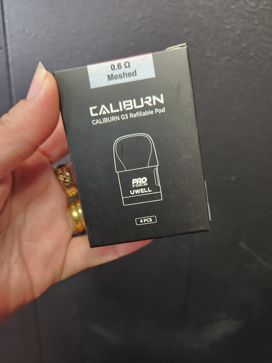 Caliburn G3 Refillable Pod 0.6ohm