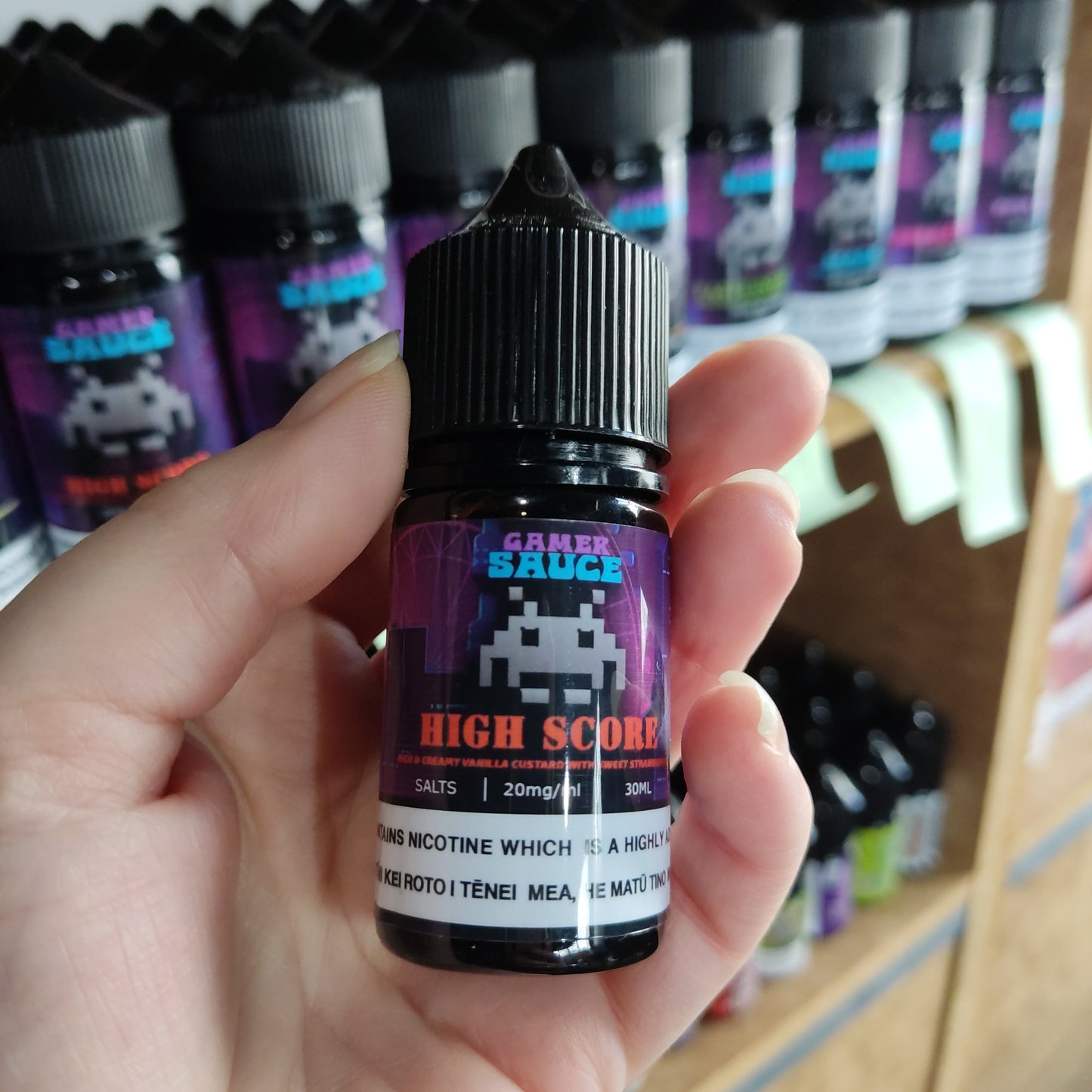 Gamer Sauce Salts - Strawberry Custard - 30ml